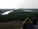   View overlooking Louisiana and Yazoo river from Fort Hill  