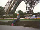 Lillian At The Eiffel Tower 