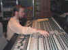 Husband John, at work in our recording studio.