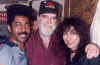 Katie Websters guitarist/band leader, Vasti Jackson and Lucille,  dropped by for a chat with Lonnie Mack, after his show at "MANNY's CAR WASH" in NYC.