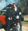 The late Norman Bryant &Lucille in Memphis, preparing to leave for the recording studio.